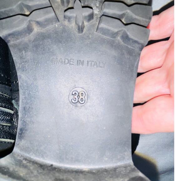 Napoleoni Leather Boots w/ Shearling - Women's Size 38 - Handcrafted in Italy - Picture 7 of 12